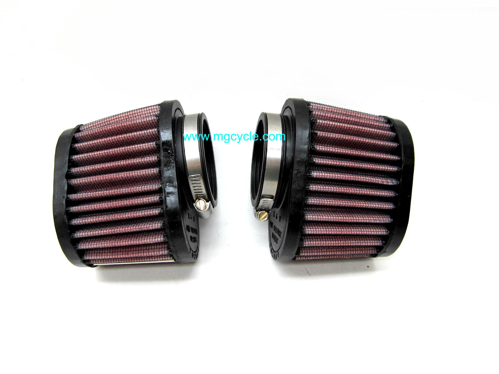 K&N air filter set for PHM 40 carbs, V11 Californias