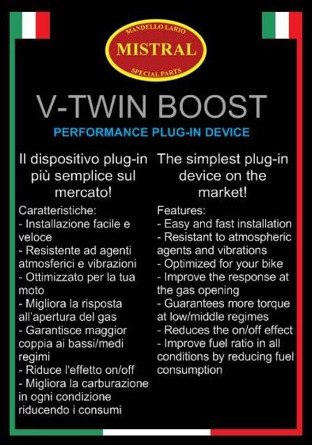 Mistral V-TWINBOOST11 fuel inject module 2021 E5 V85TT MG-VTB11